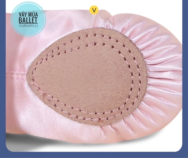 Giày vải múa satin bướm kimsa