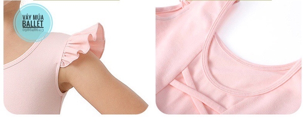 Váy múa tiên sao đan lưng đen