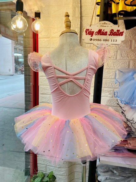 Váy múa tiên sao cầu vồng