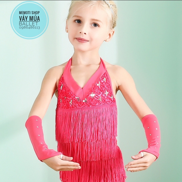 Bộ nhảy khiêu vũ tua rua hồng
