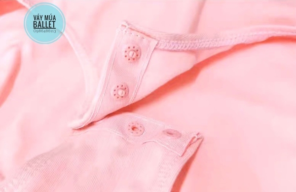 Áo tập múa gân nơ tay ngắn (hồng, xanh, đen, tím)