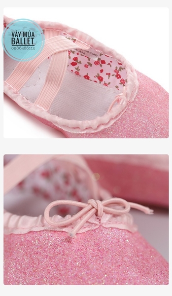 Giày vải múa nhũ