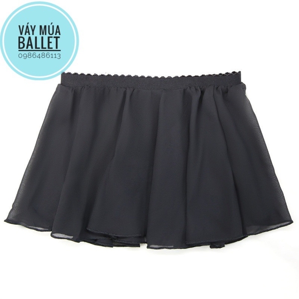 Chân váy múa cạp chun voan mềm(nhiều màu)