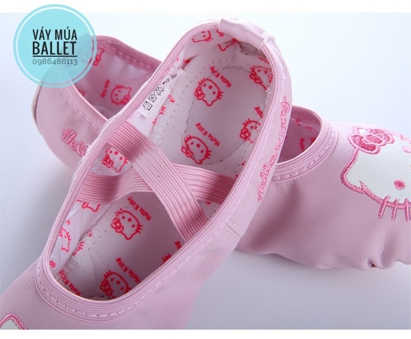 Giày múa Hello Kitty da PU