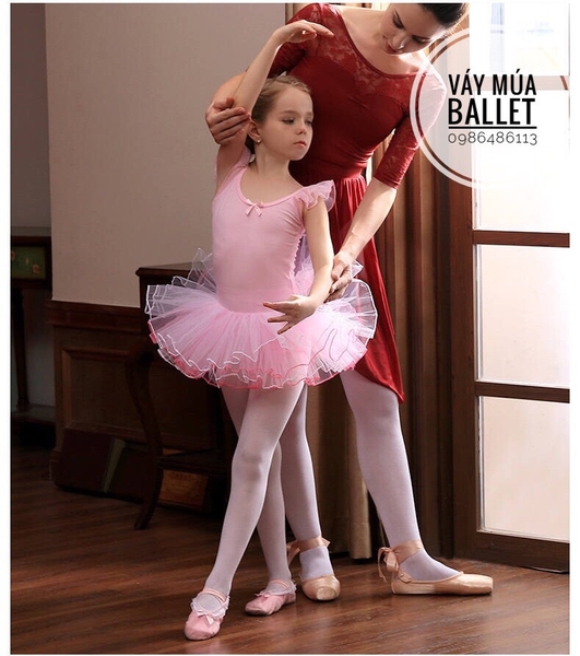 Váy múa tay tiên Goliath Girl (hồng, đỏ, đậm)