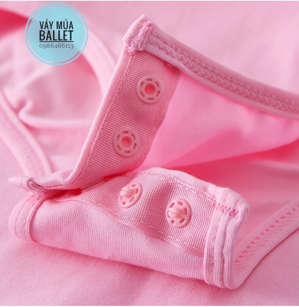 Váy múa đan lưng sao dài tay (hồng, xanh, vàng, tím, cam)