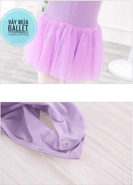 Váy múa tay voan lụa siêu mềm