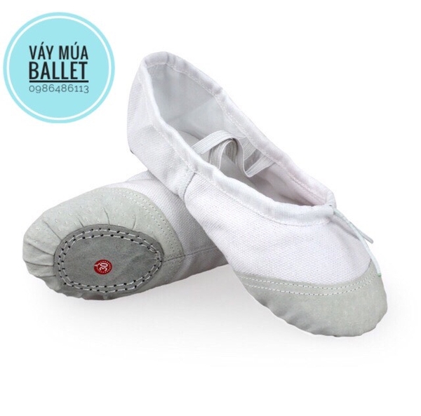 Giày vải múa (trắng, đen, đỏ, hồng)