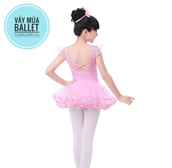 Váy múa tay tiên đan lưng