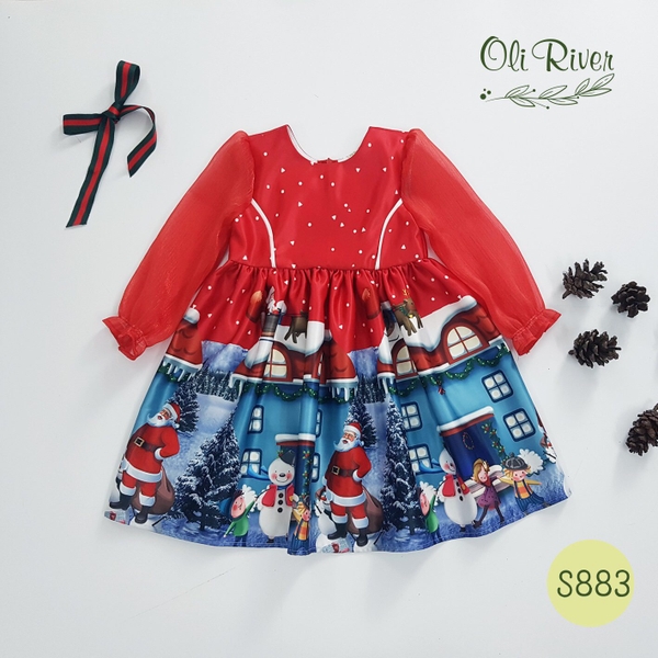 Váy Tafta Ông già Noel