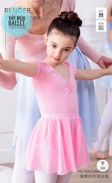 Chân váy múa cạp chun voan mềm(nhiều màu)