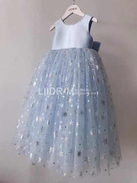 Váy công chúa elsa nơ