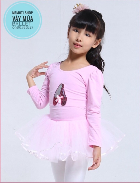 Váy múa kimsa giày dài Barbie