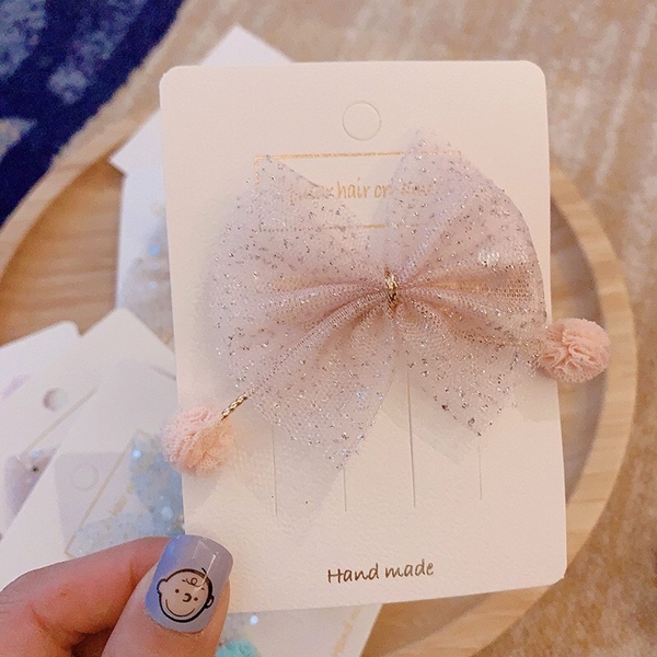 Kẹp tóc nơ 2 bông nhỏ