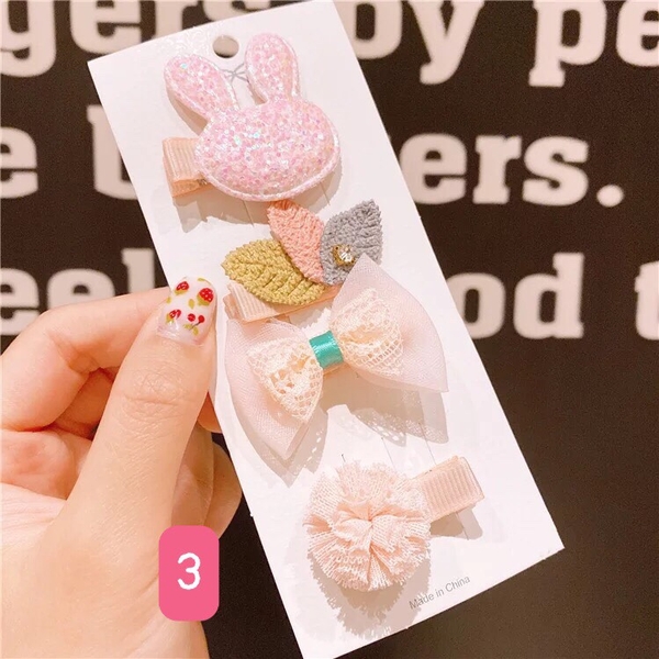 Set kẹp tóc công chúa