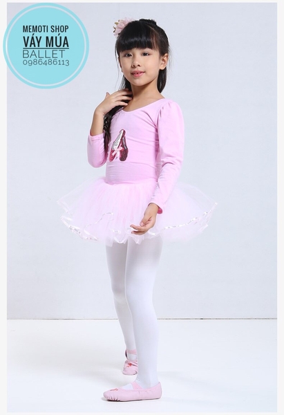 Váy múa kimsa giày dài Barbie