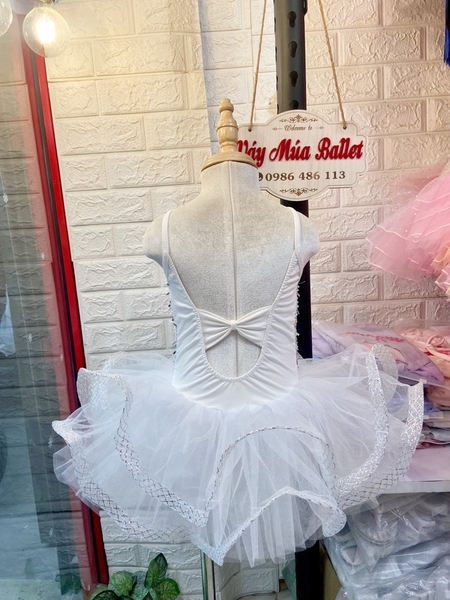 Váy múa 2 dây kimsa viền kim tuyến