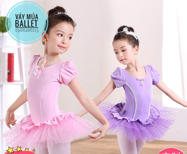 Váy múa bèo xoè new tay bồng
