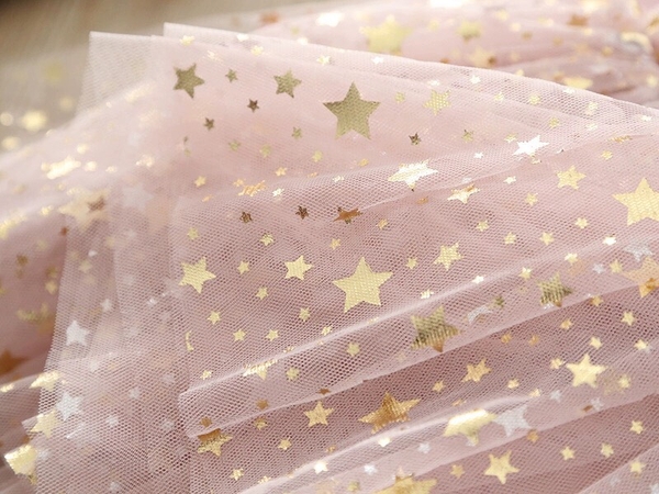 Váy pony phối voan sao lấp lánh