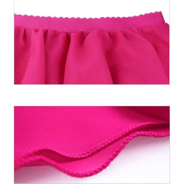 Set áo váy tập múa 2 dây đan chéo (hồng, xanh, đậm)