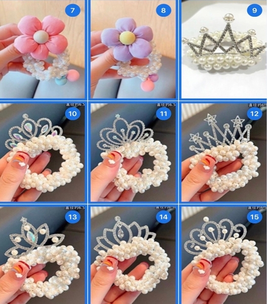 Buộc tóc vương miện