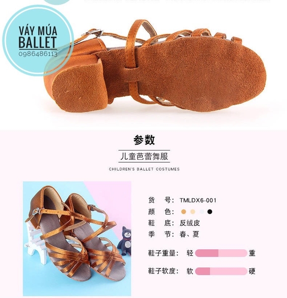 giày khiêu vũ quai đan