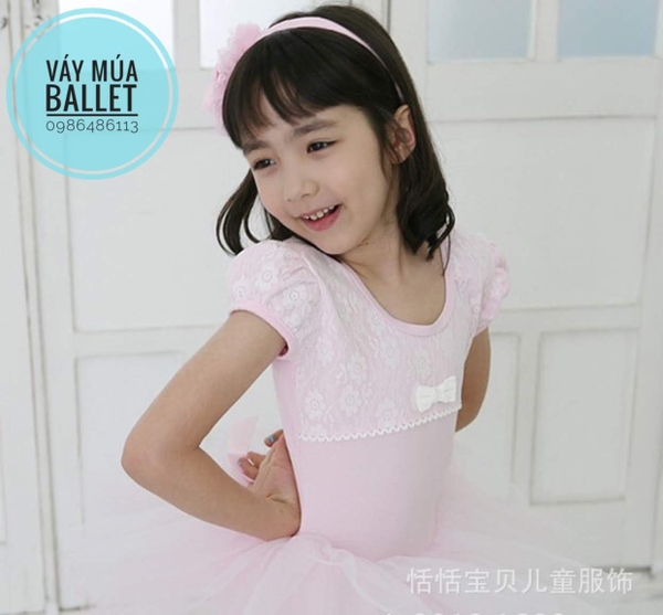 Váy múa ren ngực Barbie