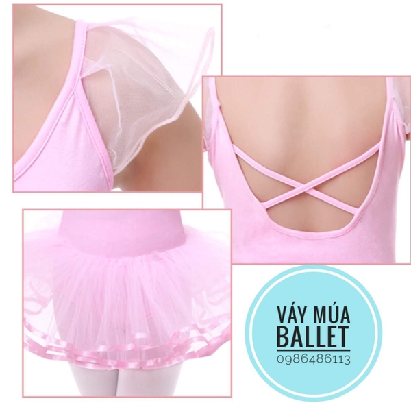 Váy múa tay tiên đan lưng