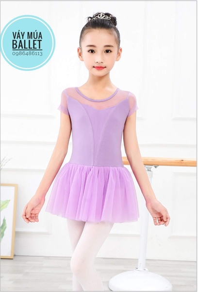 Váy múa tay voan lụa siêu mềm