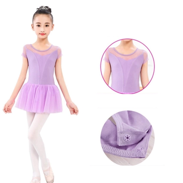 Váy múa tay voan lụa siêu mềm