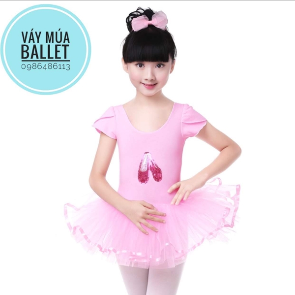 Váy múa kimsa giày tay búp