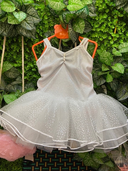 Váy múa đan lưng nhũ sao