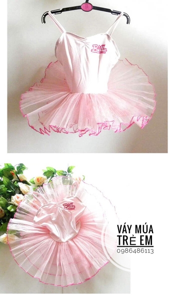 Váy múa 2 dây Bella