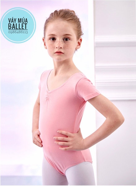 Áo tập múa basic tay ngắn (nhiều màu)