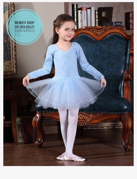 Váy múa ballet dài tay