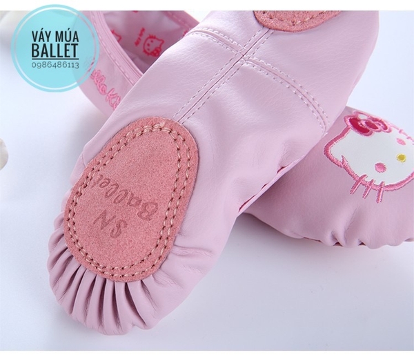 Giày múa Hello Kitty da PU
