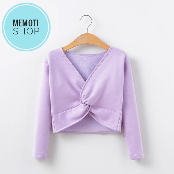 Áo khoác lửng nỉ lông mềm mại