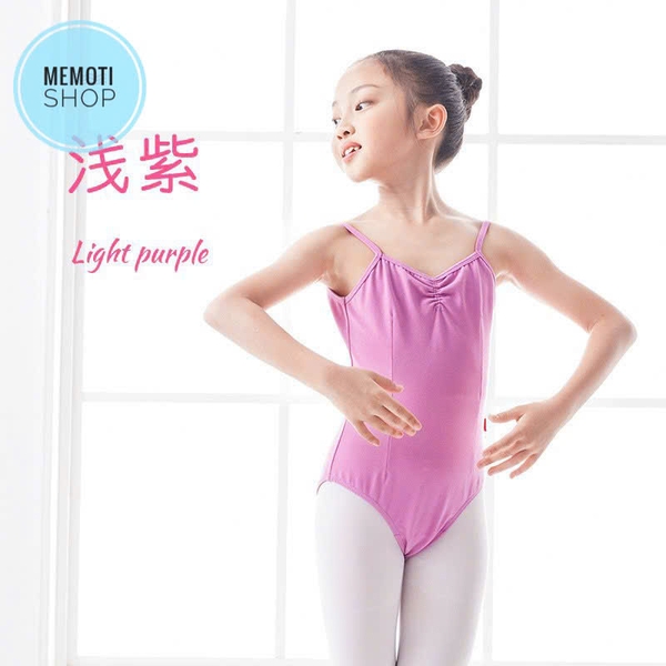 Áo tập múa 2 dây khoét lưng (xanh, hồng cam)