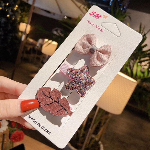 Set 3-4 kẹp tóc SM