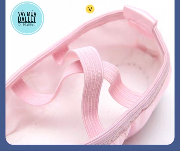 Giày vải múa satin bướm kimsa