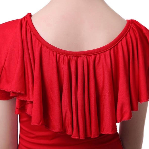 Bộ dance bẹt vai dài tay màu xanh, đen, đỏ