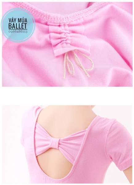 Váy tập múa tay ngắn chân voan