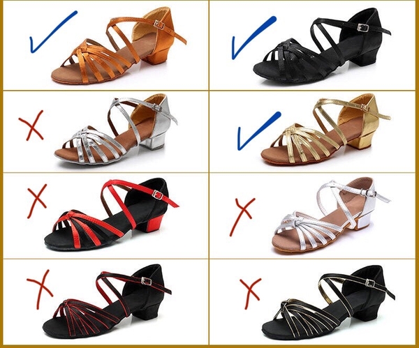 giày khiêu vũ quai đan