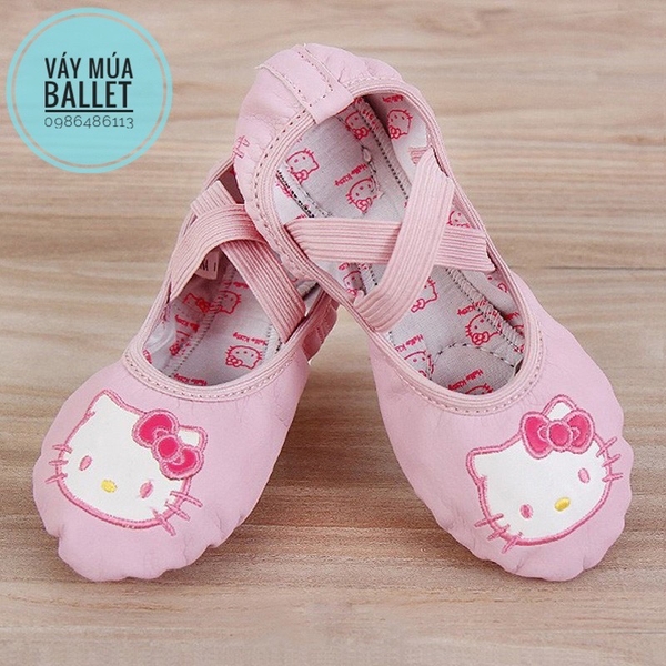 Giày múa Hello Kitty da PU