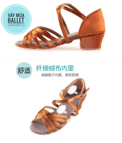 giày khiêu vũ quai đan