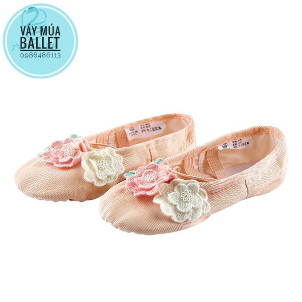 Giày vải múa ba hoa