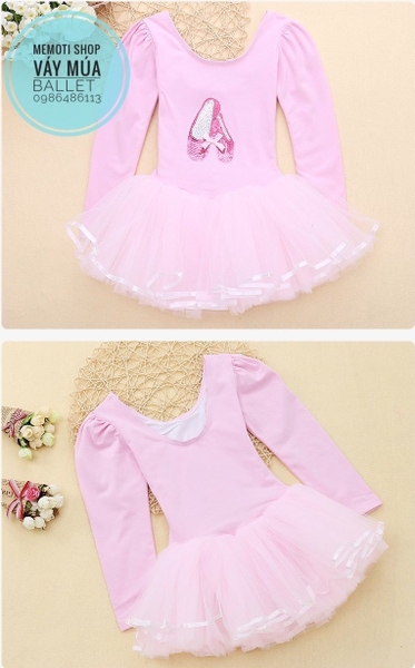 Váy múa kimsa giày dài Barbie