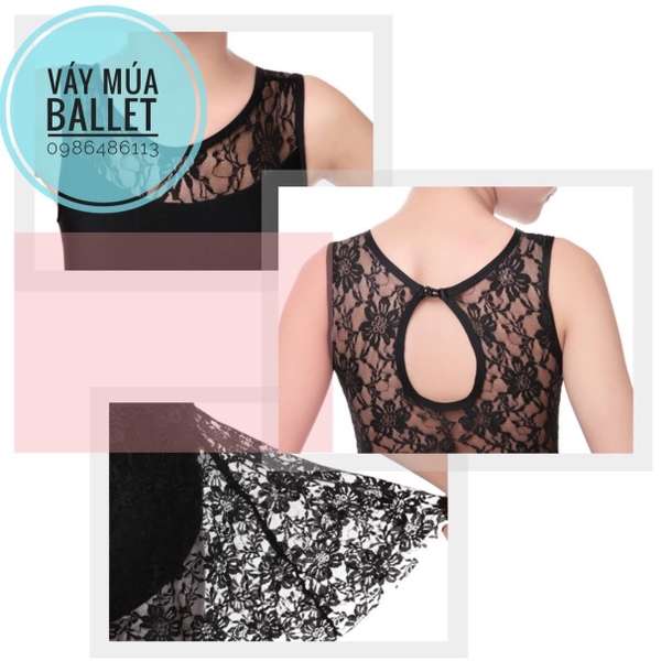 Set áo váy múa phối ren dài tay đỏ đô