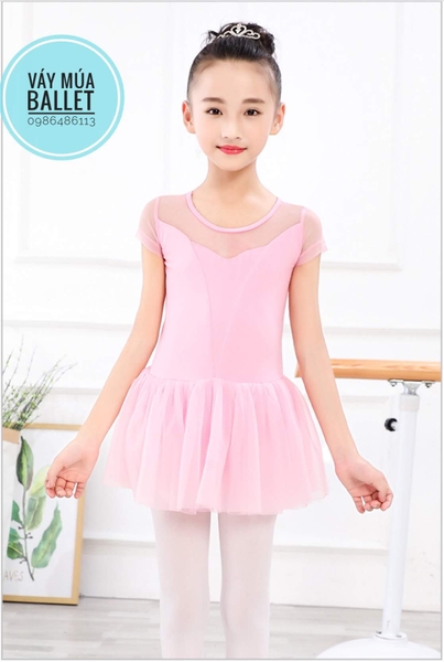 Váy múa tay voan lụa siêu mềm