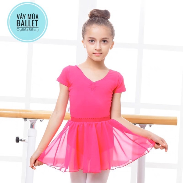 Chân váy múa cạp chun voan mềm(nhiều màu)